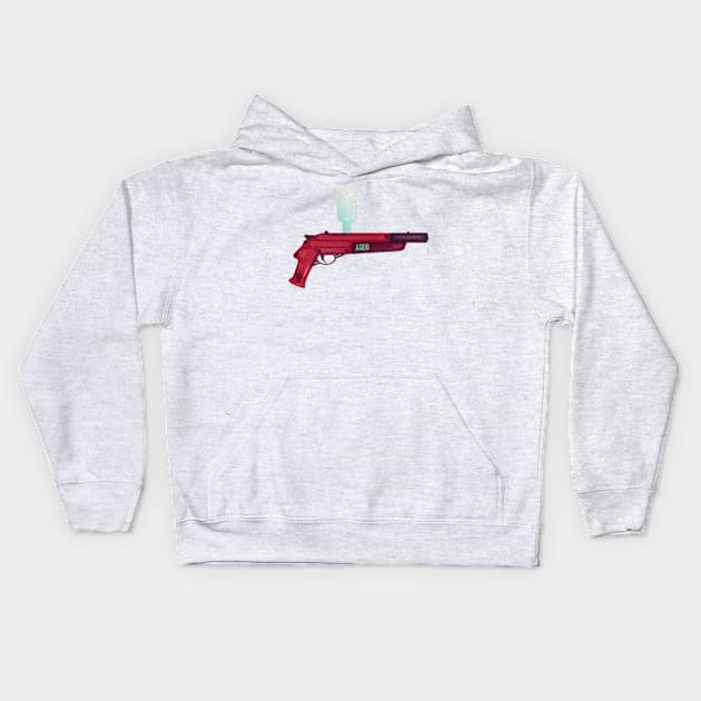 The Post Apocalyptic Series: The Acido Gun Kids Hoodie by Sybille